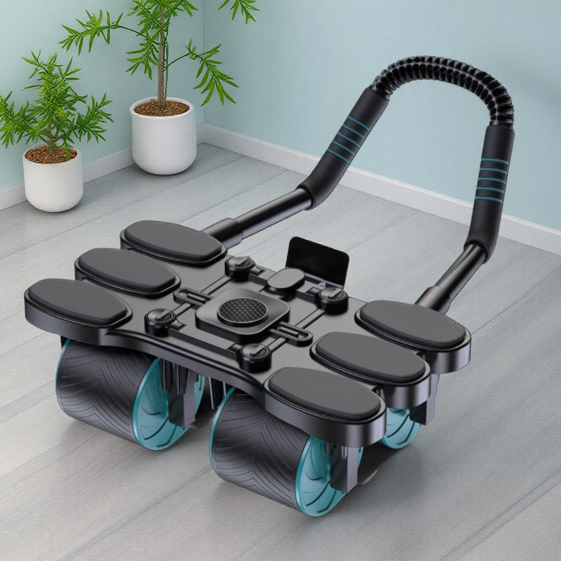 Ab Roller Wheel - Четырехколесный тренажер для пресса с автоматическим