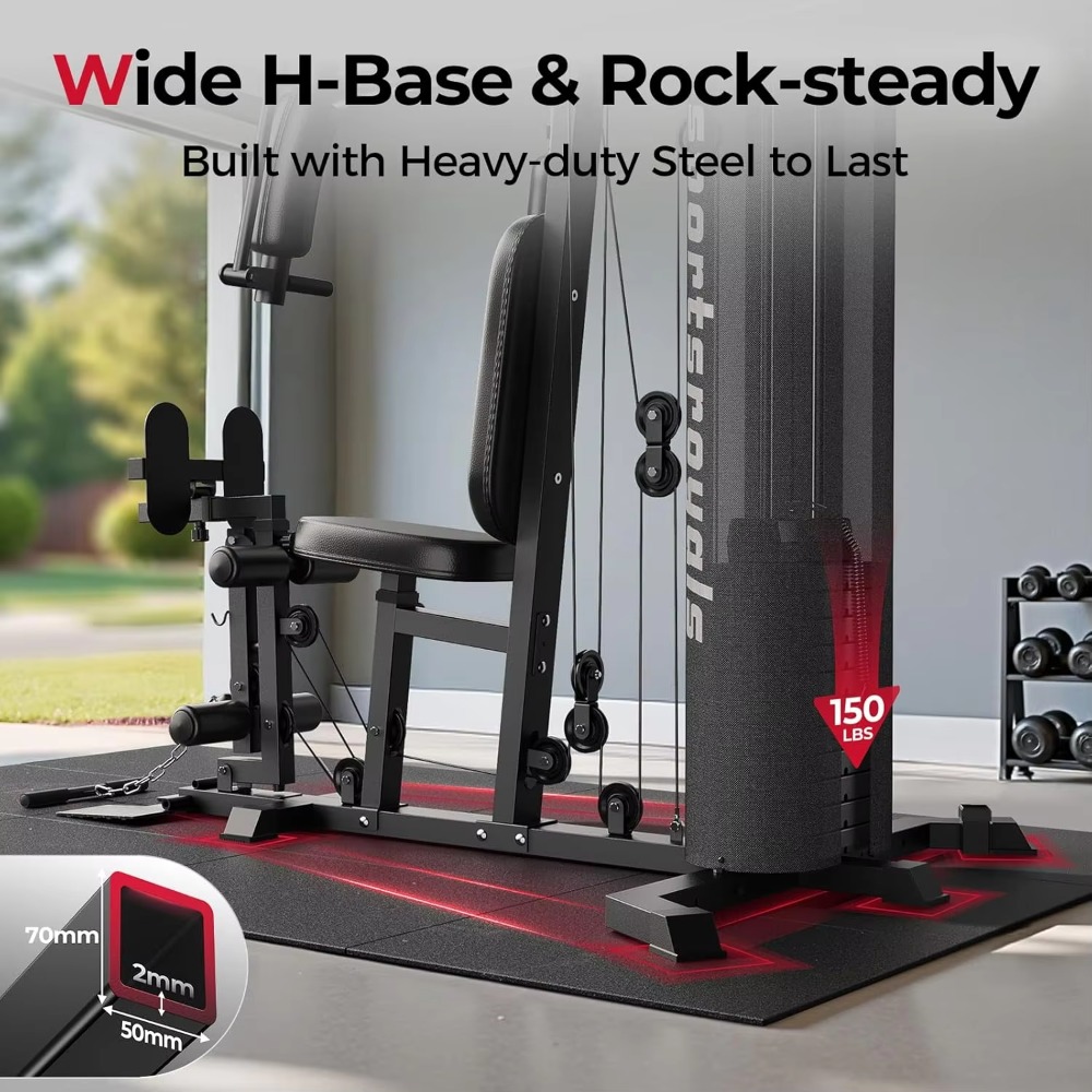 Многофункциональный домашний т – обзор и цена Home Gym Cable Machine With Weight Stack