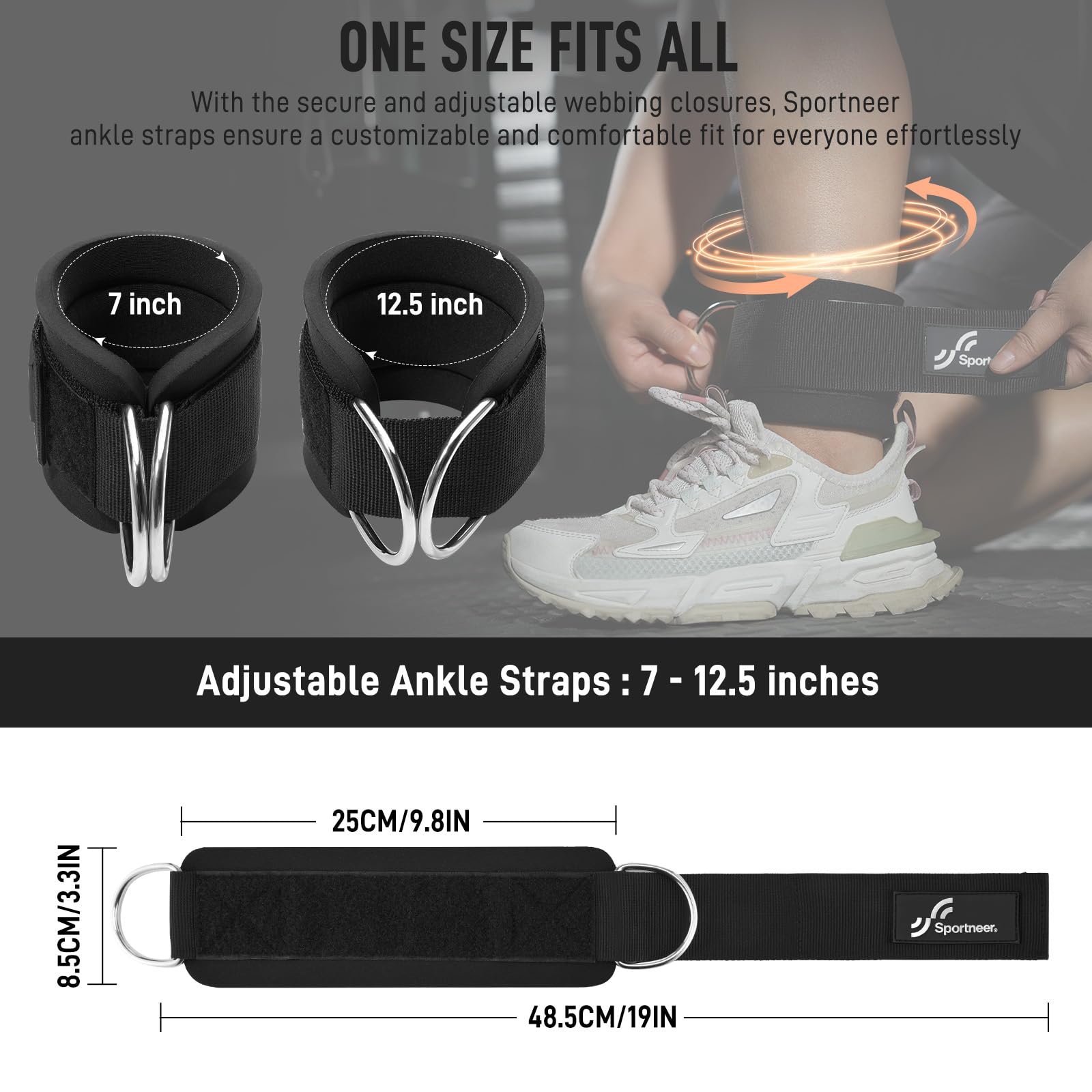Регулируемые ремни для лодыжки – обзор и цена Home Gym All In One